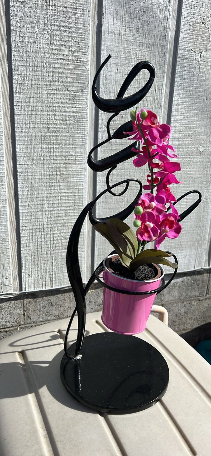Love Sign For Bottles And Flower Pots