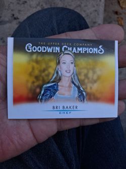 2021 Upper Deck Goodwin Champions Bri Baker Chef #66 Base Card. Good Condition