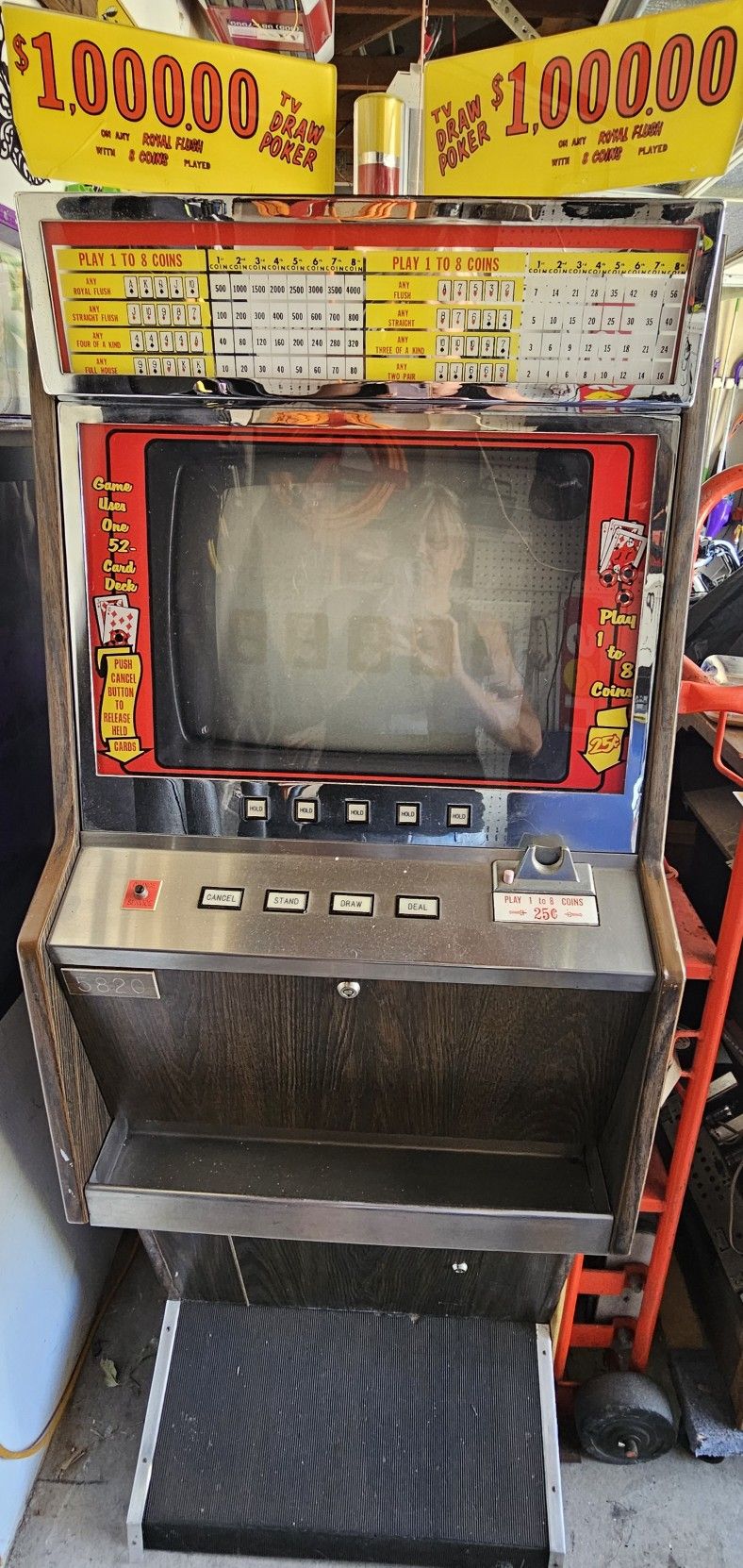 Quarter Poker Machine