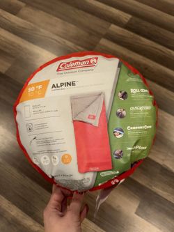 Coleman Alpine 50 °F Sleeping Bag – Good Condition, Ready for Camping
