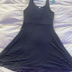 Striped Sleeveless Dress