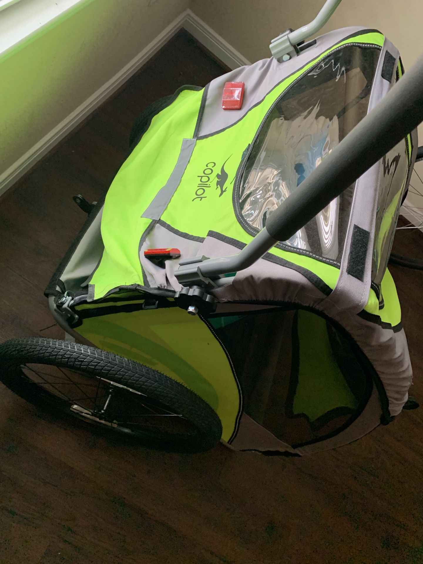 Copilot rear child bike carrier