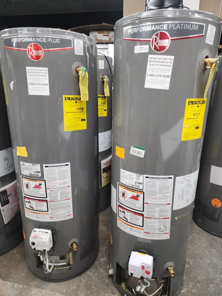 New Water Heater Rheem Performance Platinum π