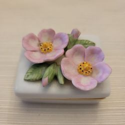 Two VINTAGE LENOX TRINKET BOXES