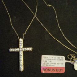 DIAMOND CROSS PENDANT