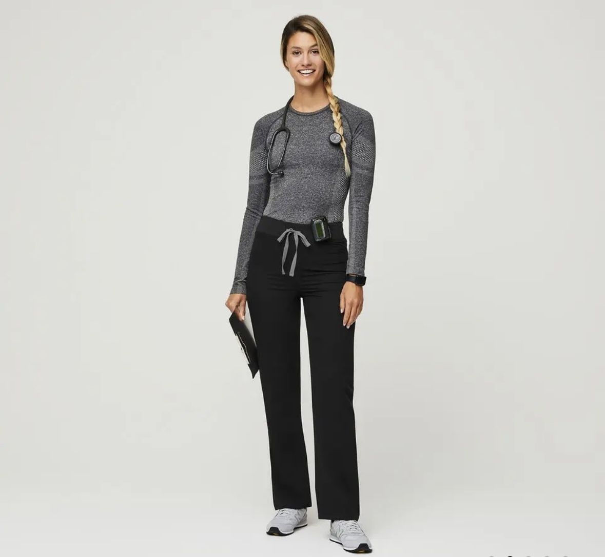 Black Figs High Waisted Livingston Pants Small
