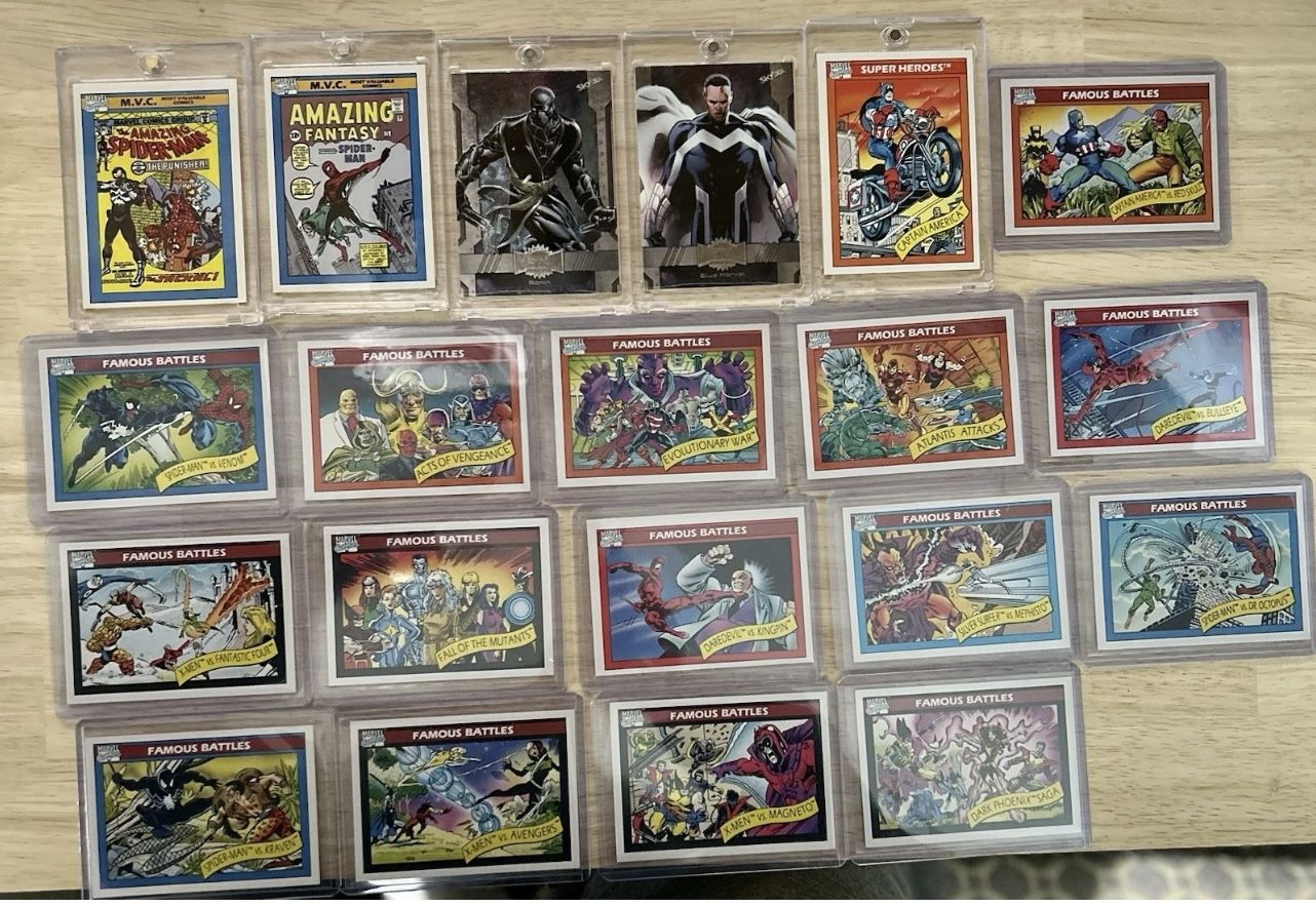 High-Grade Marvel Universe Vintage Card Lot - 90s Fan Favorites