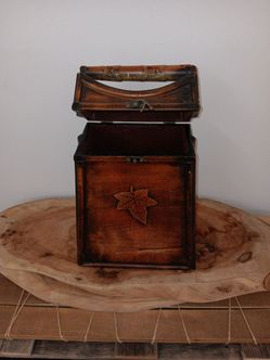 Wooden storage container