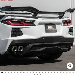 C8 Corvette NEW Z06 REAL CARBON FIBER WING