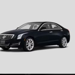 Cadillac ATS black four-door sedan