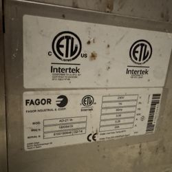 Fagor Bar Glasses Washer Machine 