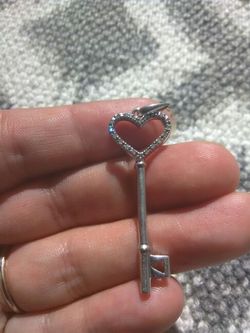 Key to my heart pendant.