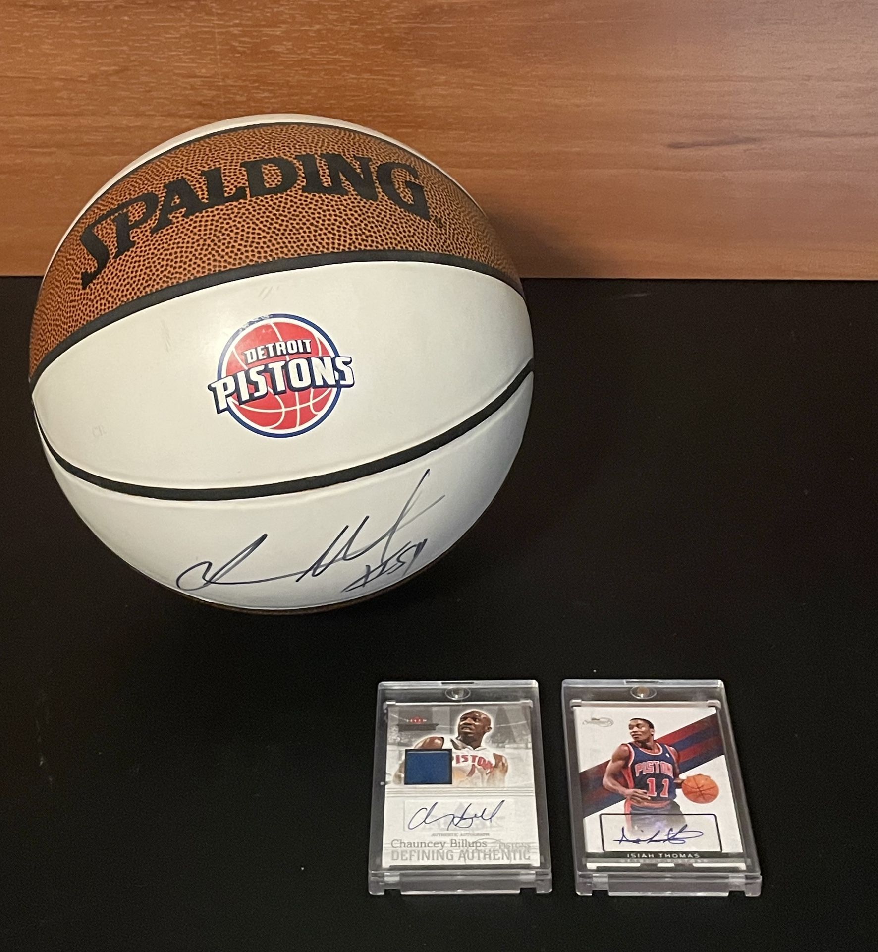 NBA Detroit Pistons Autographed Memorabilia