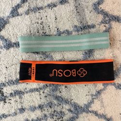 Set of exercise leg bands