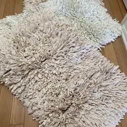 Shaggy Fabric Decorative Rugs