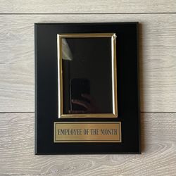Employee of the Month Award Plaque