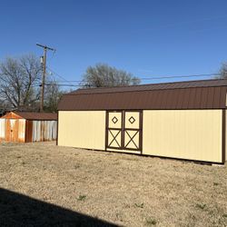 Huge Shed 12x28 Lofted Barn 