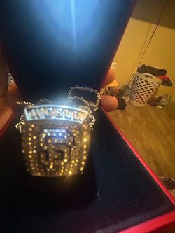 San Francisco Giants World Championship Ring Pendant Necklace