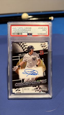 2025 TOPPS CHROMOGRAPH AUTO JASSON DOMINGUEZ