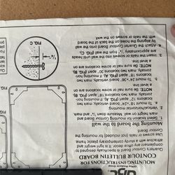 Contour Bulletin Board 