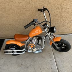 Kids Electric Ride-On Motorcycle 24v LED Lights Sound Effects 3 Speed Modes 