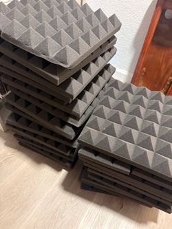 Foam acoustics tiles