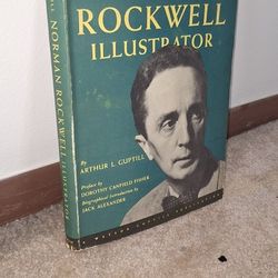 Autographed Norman Rockwell Illustration Book