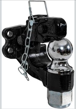15 Ton Combination Hitch 2-5/16" Ball 30,000lbs MGTW Pintle or Ball, Heavy Duty