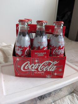 Coca-Cola classic  unopened full bottles holiday 2025 6pack