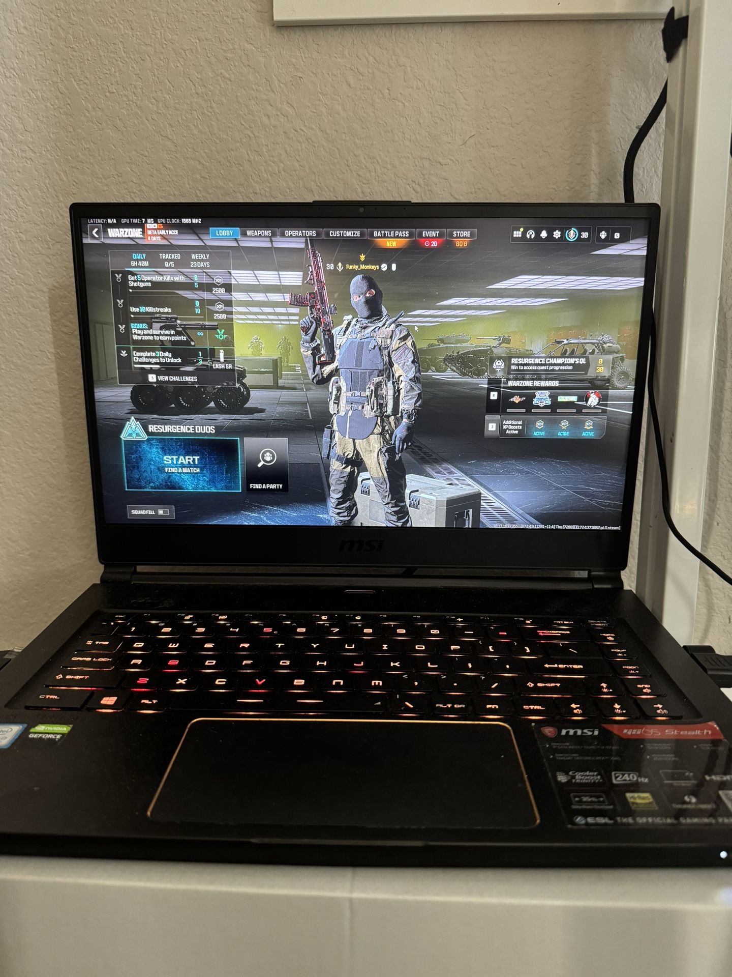 MSi Gaming Laptop