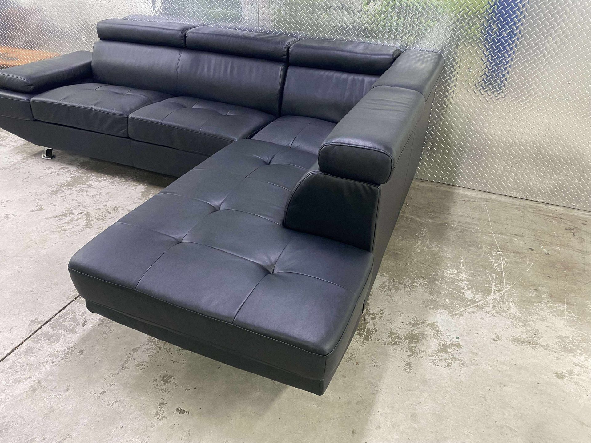 Leather Sectional couch