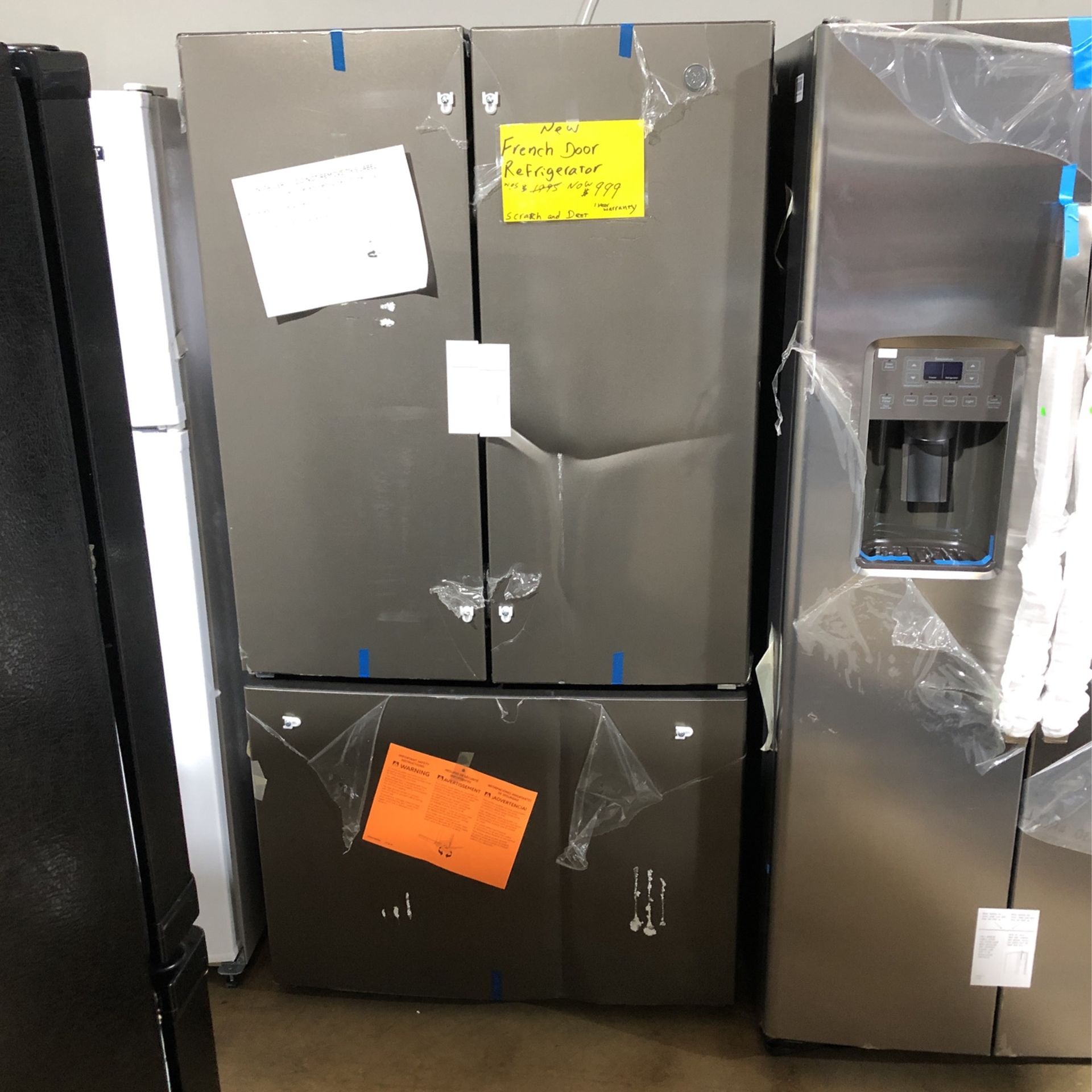 New Scratch And Dent GE Refrigerator Only  $49 Down 