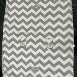 Gray Minky Car seat Canopy Cover 