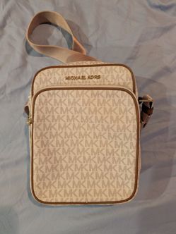 Michael corse tan crossbody purse