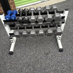 Dumbell Set With Bench