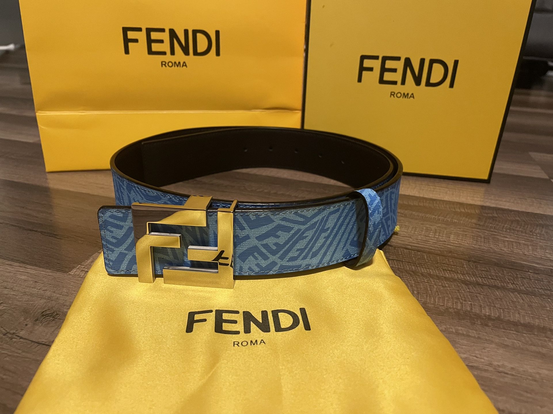 reversible belt yellow