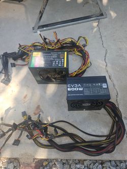 EVGA 600W and Fractal 650W Power Supplies