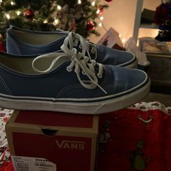 Blue Vans Shoes 