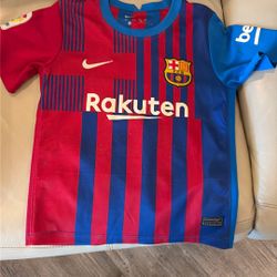 Barcelona Jersey Set Youth Size 22
