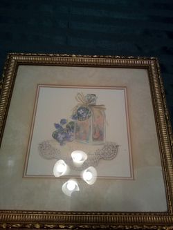 Art/decorative bottle on table