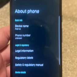 GOOGLE PIXLE 6A 128gb