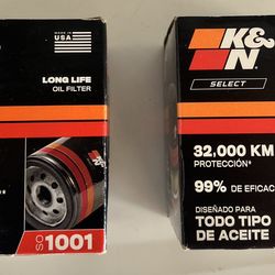 K&N Oil Filter (2) Multiple Applications 