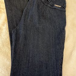 Crocker women’s dark blue skinny jeans like new condition size 11