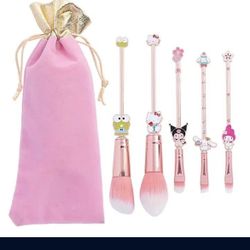 Hello Kitty Makeup Brushes New 