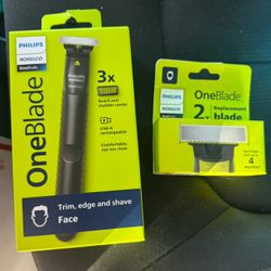 Philips Norelco OneBlade & 2 Replacement Blades
