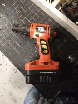 Black and Decker 18v drill
