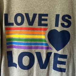 Love Is Love Unisex Pride Lgbt Lgbtq+ Pride Month Shirt Tee T-Shirt Graphic XL