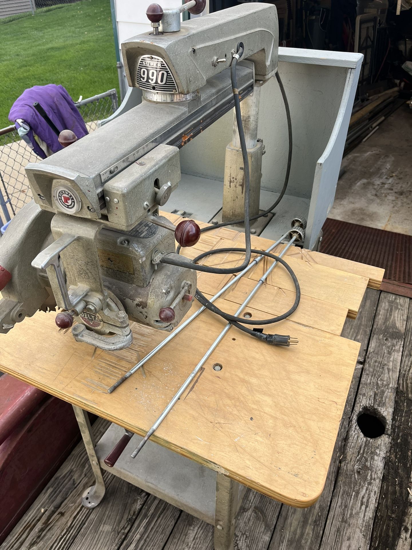 Delta Rockwell Super 990 Radial Arm Saw