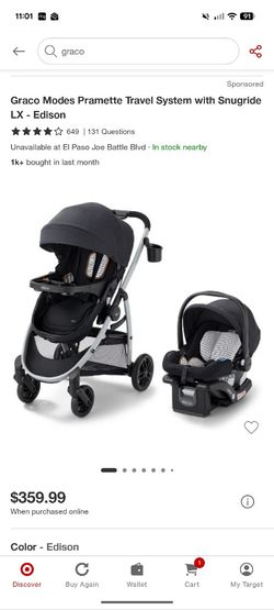 Graco Stroller And Car seat and car seat base Barely Used Still clean $80 Obo