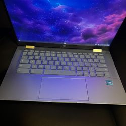 Hp Chrome Computer,blue